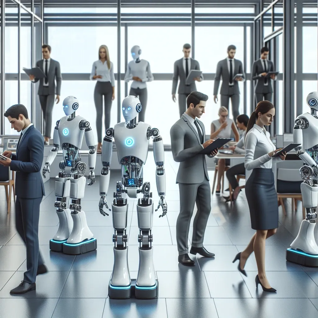 Robôs Humanoides Colaborativos em Ambientes Empresariais