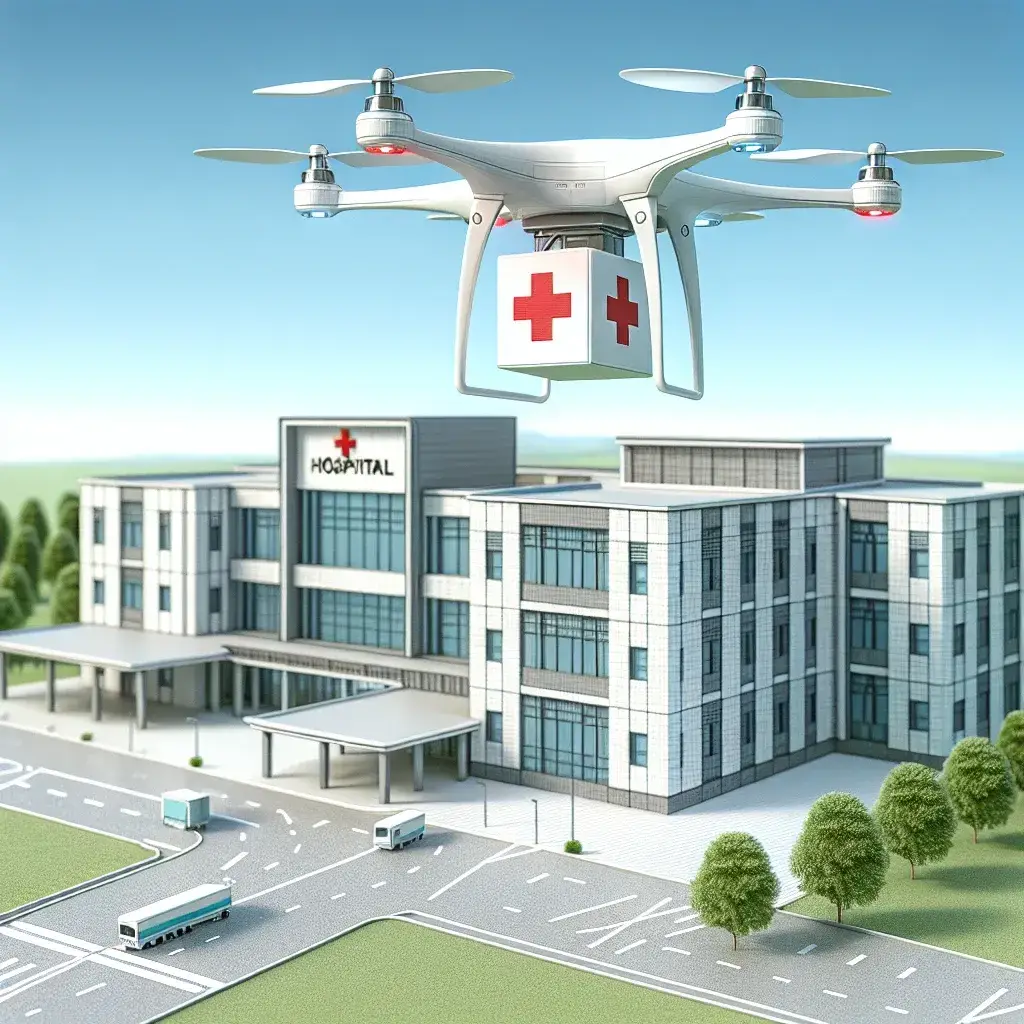 Hospitais testam drones para transporte de medicamentos urgentes