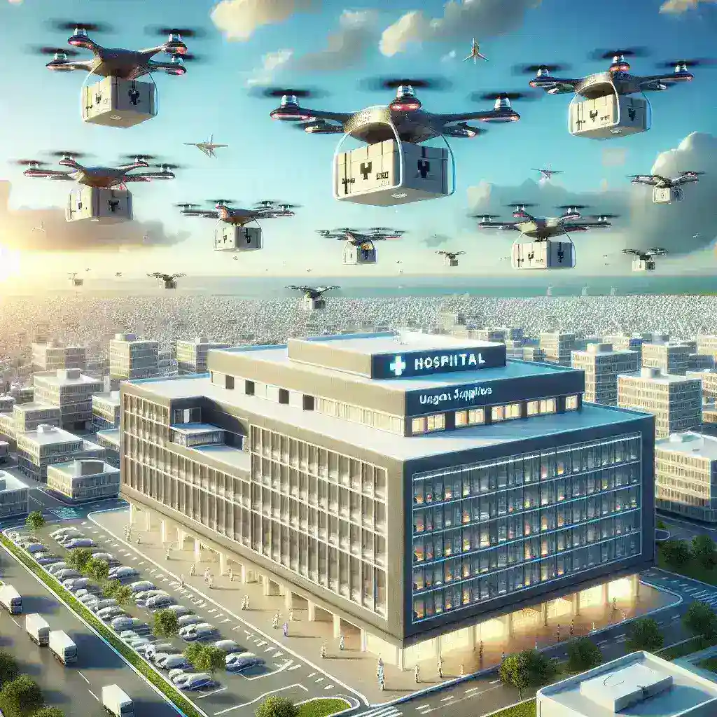 Hospitais testam drones para transporte de medicamentos urgentes